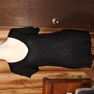 Rock & Republic sparkly black short sleeve t shirt,  size m.